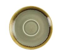 Olympia Kiln Cappuccino Saucer Moss 140mm 55 Cups Coffee Tea Serving 6pc