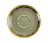 Olympia Kiln Cappuccino Saucer Moss 140mm (Pack of 6) - GP479