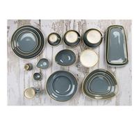 Olympia Kiln Cappuccino Saucer - Ocean - Porcelain - 160() mm 6 pc