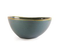 Olympia Kiln Coffee Tea Mugs 340ml 12oz Dishwasher Safe Pack of 6, Bark | Hand-painted rims and reactive glazes create a unique finish on every piece, supported by edge chip warranty protection.