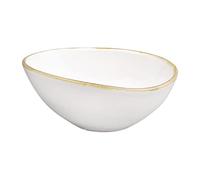 Olympia Kiln Porcelain Bowl Chalk White 165mm 425ml, Pack of 6, 425 ml
