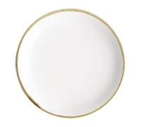 Olympia Kiln Porcelain Coupe Dinner Plates 228mm, Chalk White Pack, 228 mm