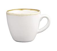 Olympia Kiln Porcelain Espresso Cups 85ml, Chalk White (Pack of 6), 85 ml