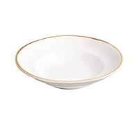Olympia Kiln Porcelain Pasta Bowl Chalk 250mm 340ml, Pack, White, 340 ml