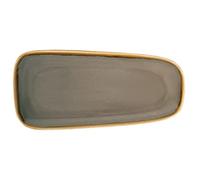 Olympia Kiln Porcelain Platter 260x115mm, Smoky Gray Pack of 6