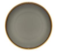 Olympia Kiln Round Coupe Plate in Smoky Gray - Porcelain - 280(пїЅ) mm