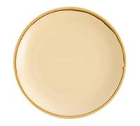 Olympia Kiln Round Rimmed Plate Dishwasher Safe, Sandstone 280mm 4pc