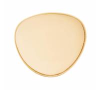 Olympia Kiln Triangular Plate in Beige Made of Porcelain 280(Ø)mm/11"