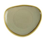 Olympia Kiln Triangular Plate Moss 230mm (Pack of 6) - GP473