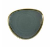 Olympia Kiln Porcelain Triangular Side Plate 165mm, Ocean (Pack of 6)