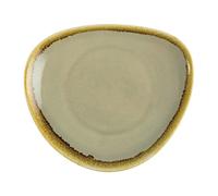 Olympia Kiln Triangular Side Plates Moss 165mm, Pack of 6