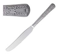 Olympia Kings Solid Handle Table Knife (12 Pack) - Stainless Steel Dinnerware Knife Set D682