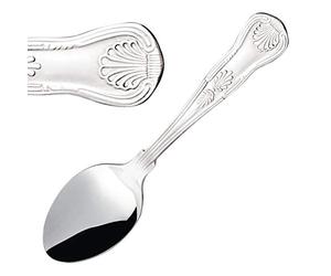 Olympia Kings Teaspoon Tea Spoon Ice Cream Coffee Dessert Latte Cutlery Dining Kitchenware Tableware Dining Kitchen Utensils Restaurant 18/0 Stainless Steel. Pack quantity: 12