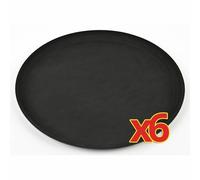 Olympia Kristallon Anti-Slip Tray Round in Polypropylene - 356(Ø) mm 6 pc
