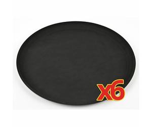 Olympia Kristallon Anti-Slip Tray Round in Polypropylene - 356(Ø) mm 6 pc