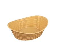 Olympia Kristallon Bar Meal Basket, Brown, Polypropylene Plastic Meal Basket, Size: 260(W) x 215(L)mm, Line with Parchment Paper - For Finger Foods, Cips & Pub Snacks, DP219