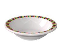 Olympia 6670 Kristallon Fairground Melamine Bowl - 150mm 6" (Box 12), White