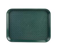 Olympia Kristallon Large Polypropylene Fast Food Tray Green 450mm