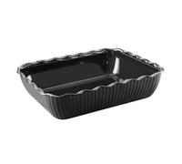 Olympia Kristallon Large Salad Crock SAN 4.25Ltr 143.7fl oz, Black | Enhances buffet displays; highly durable build withstands the rigorous demands of busy commercial catering venues.