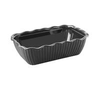 Olympia Kristallon Medium Salad Crock Black SAN, 2 Ltr 67.6fl oz