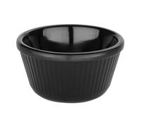 Olympia Kristallon Plastic Ramekins Black 89mm (12 Pack) - Condiment Pots, Sauce Mini Bowls DM165