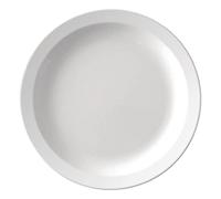 Olympia Kristallon Melamine Narrow Rimmed Plate - 267mm 10 1/2" (Box 12), White
