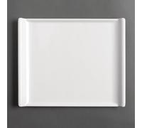 Olympia Kristallon Melamine Platter White 530 x 330mm - GM284