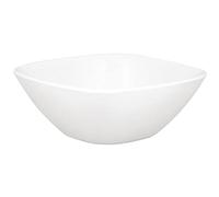 Olympia Kristallon Melamine Rounded Square Bowls 275ml Pack of 6, White