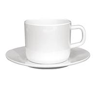 Olympia Kristallon Melamine Saucers 140mm, White, Pack of 12