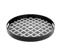 Olympia Kristallon PC Round Non Slip Tray with Handles - 405mm 16"