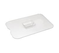 Olympia Kristallon Polycarbonate Flat Notched Lid, Small Salad Crock