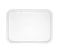 Olympia Kristallon Polypropylene Fast Food Tray White Small 345mm