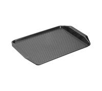 Olympia Kristallon PP Handled Fast Food Tray, Black, 435x305x30mm