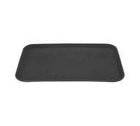 Olympia Kristallon Rectangular Anti-Slip Fibreglass Tray Black 455x655mm