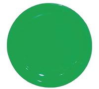 Olympia Kristallon Reusable Plastic Plates Set - 172 mm (Pack of 12), Green, Shatterproof Polycarbonate Plastic Plates, Smaller Portion Plate, Children's Plates, CB764