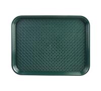 Olympia Kristallon Small Polypropylene Fast Food Tray Green 345mm