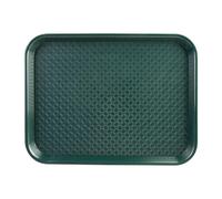 Olympia Kristallon Small Polypropylene Fast Food Tray Green 345mm