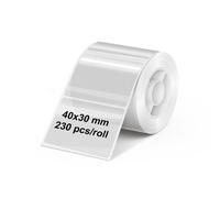 Olympia Label Roll for PM220 40 × 30 mm Transparent Labels for Label Print