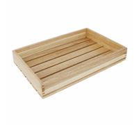 Olympia Low Sided Serving Crate Made of Wood 50(H) x 350(W) x 230(D)