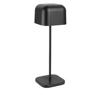 Olympia Lucca Table Lamp Squared Dome Black - 300mm