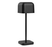 Olympia Lucca Table Lamp Squared Dome Black 200mm