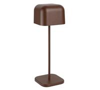 Olympia Lucca Table Lamp Squared Dome Chestnut 300mm
