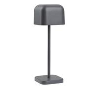 Olympia Lucca Table Lamp Squared Dome Grey 200mm