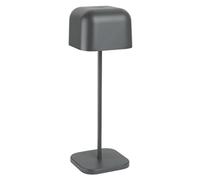 Olympia Lucca Table Lamp Squared Dome Grey 300mm