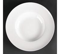 Olympia Lumina Medium Pasta Soup Bowl 260mm Porcelain, Pack of 4