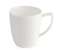 Olympia Lumina Porcelain Latte Mugs 284ml (Pack of 6), White, 284 ml | Oven, microwave, freezer and dishwasher safe with a fully vitrified finish; BS4034 certified for busy commercial kitchens.