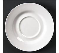 Olympia Lumina Round Saucers 156mm (Pack of 6)