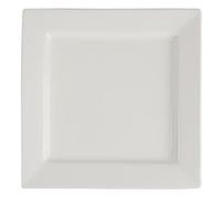 Lumina Fine China CD633 Square Plate, White (Pack of 4)