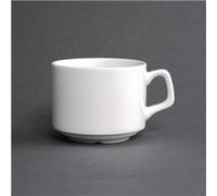 Olympia Lumina Stacking Cup fits Saucer CD646 200ml 7oz (Box 6)