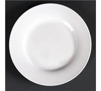 Olympia Lumina Wide Rimmed Round Plate - 152mm 6'' (Box 6)